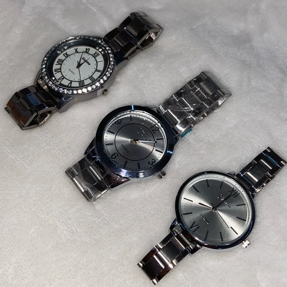 Platinum Stainless Steel Watch